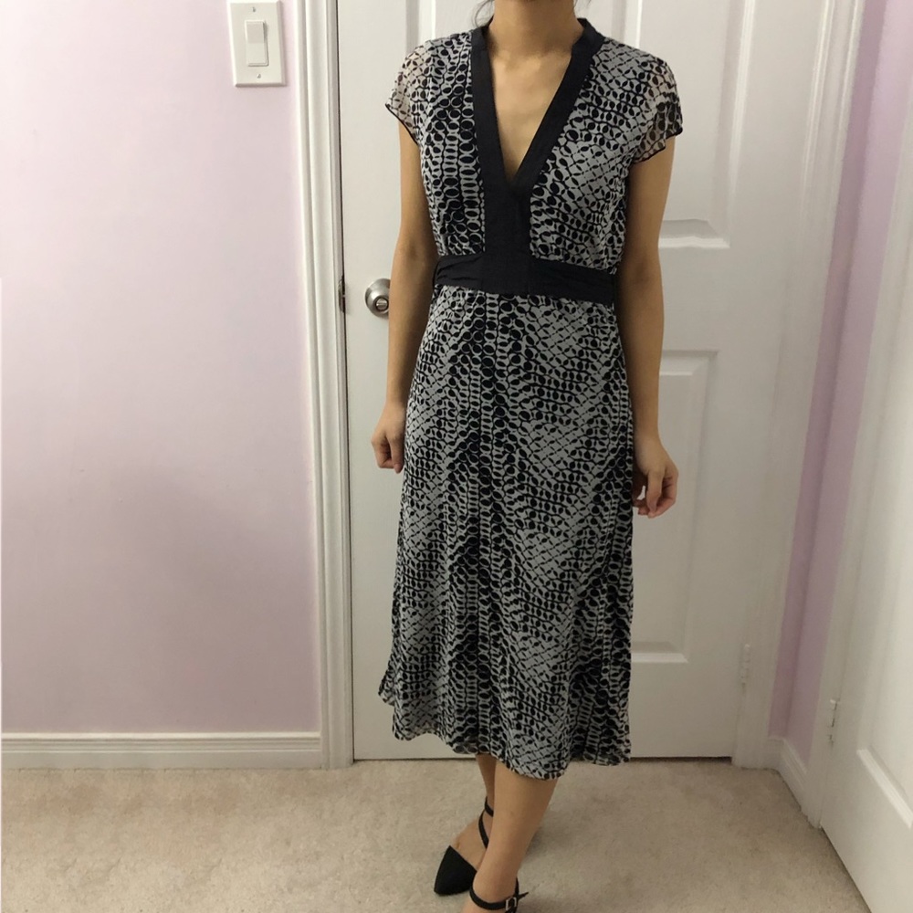 Mexx Black with grey pattern dress